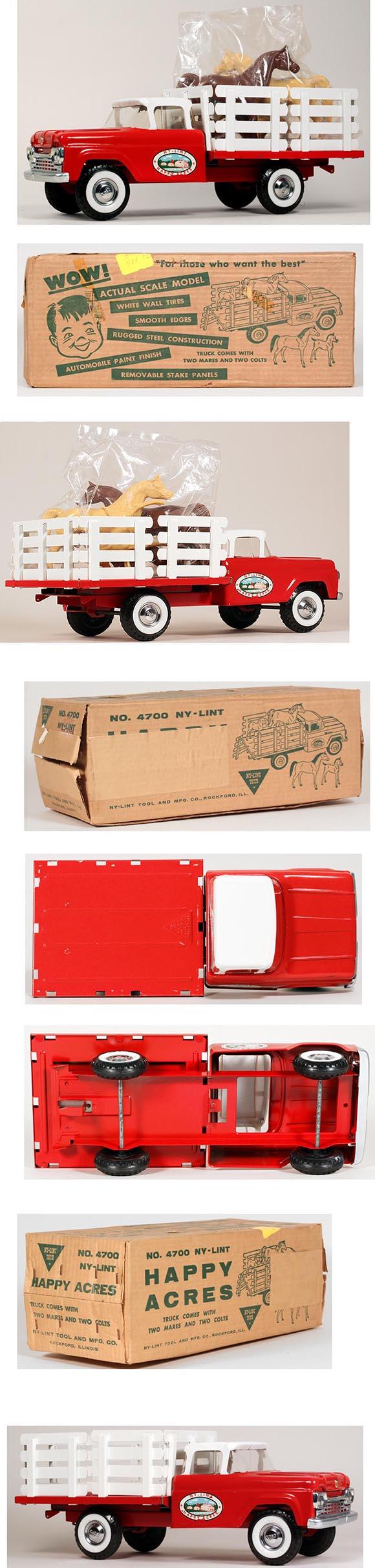 1962 Nylint Happy Acres Ford Stake Truck in Original Box